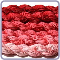 Featherlight Ombre' Gradient Kit - Scarlet Begonias - 6 skeins