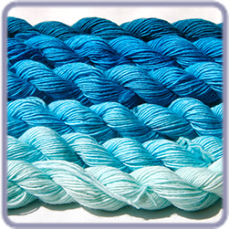 Featherlight Ombre' Gradient Kit - Song Sung Blue - 6 skeins