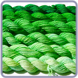 Featherlight Ombre' Gradient Kit - Little Green - 6 skeins